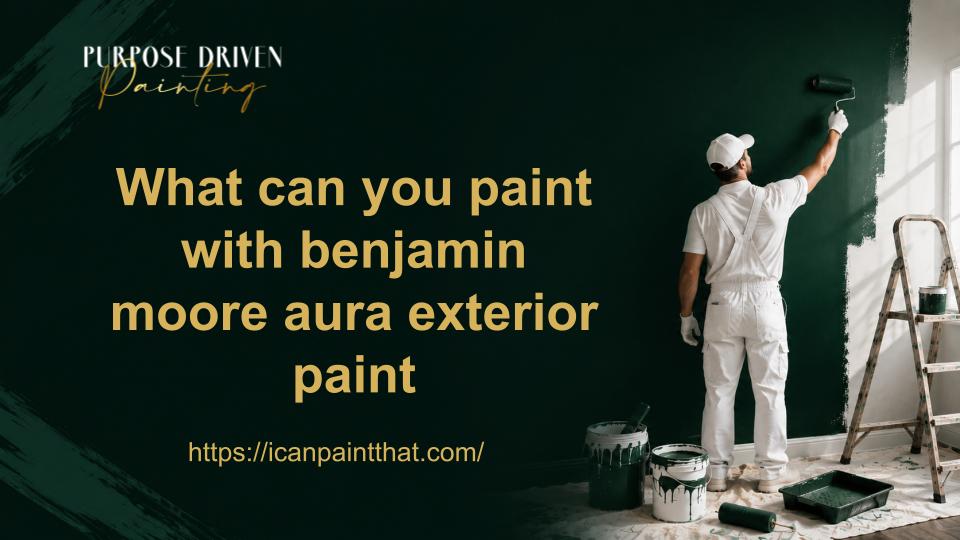 What can you paint with benjamin moore aura exterior paint