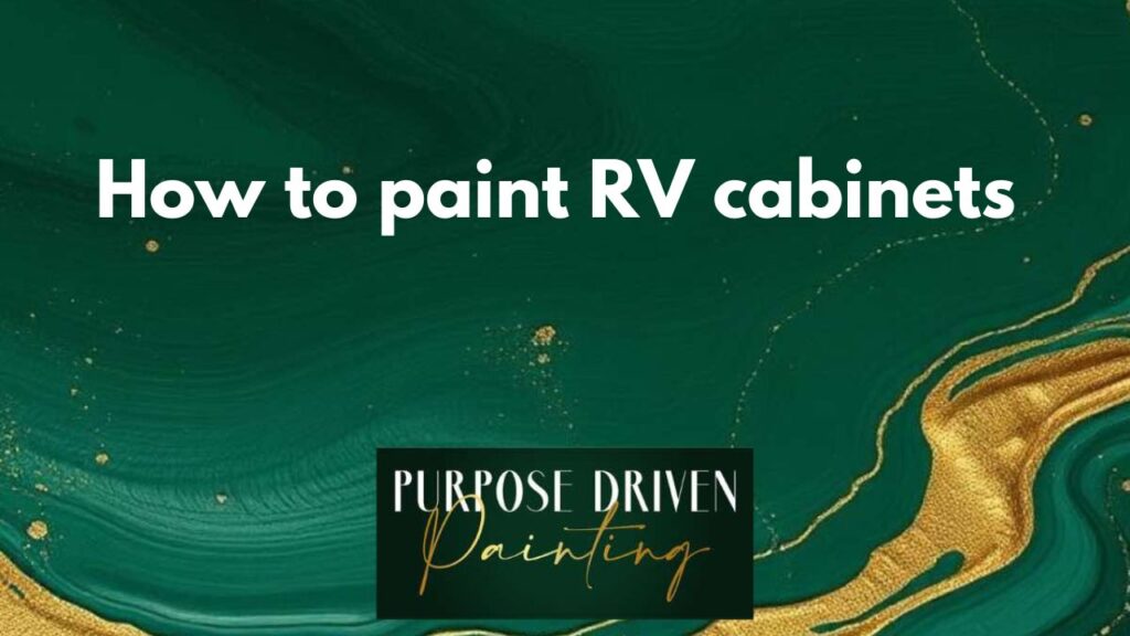 how to paint rv cabinets