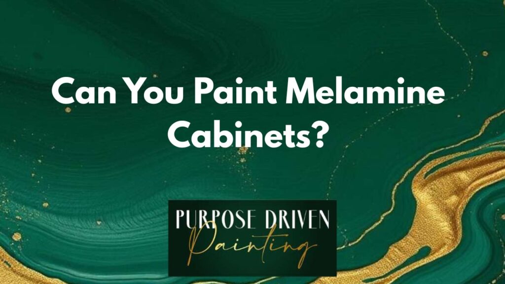 Can You Paint Melamine Cabinets?
