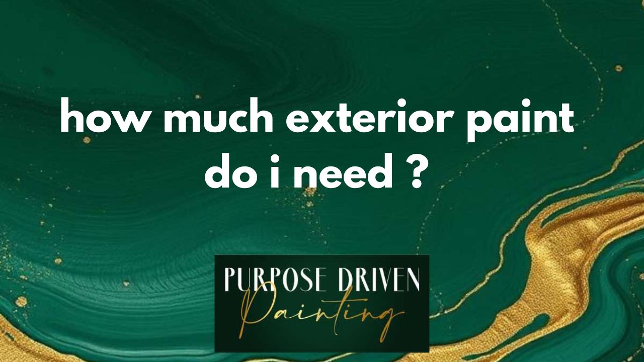 how much exterior paint do i need
