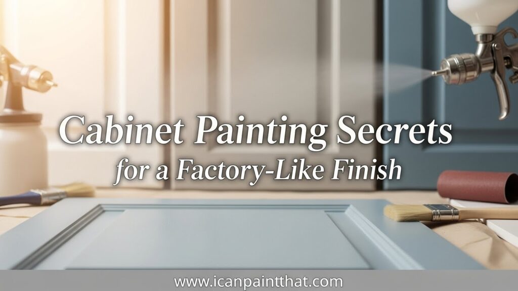 Cabinet Painting Secrets for a Factory-Like Finish