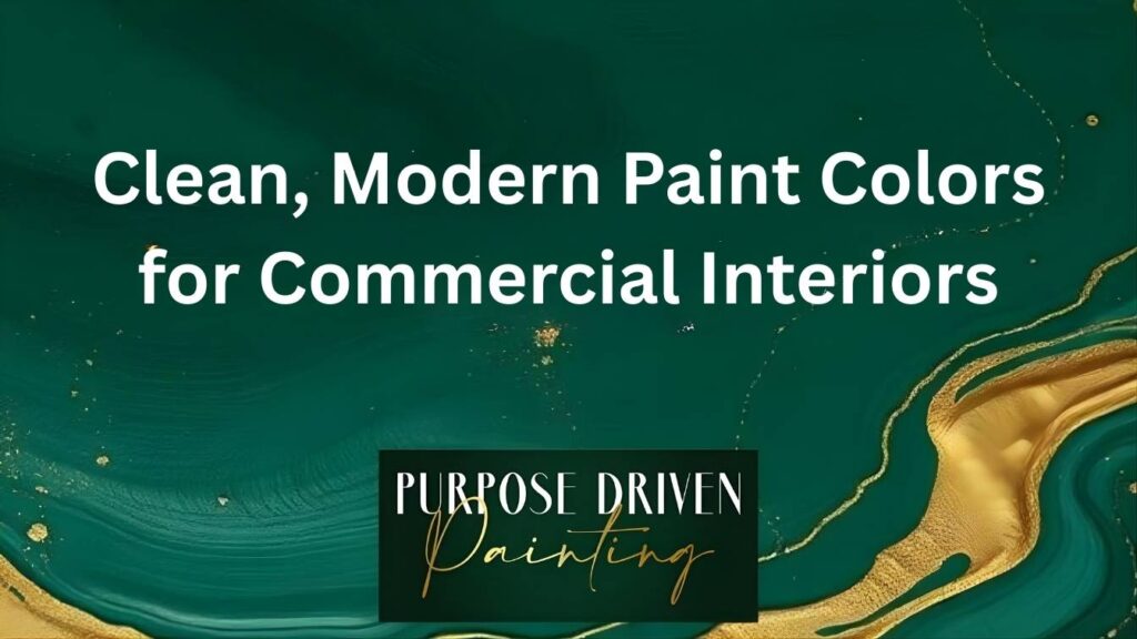 Clean, Modern Paint Colors for Commercial Interiors