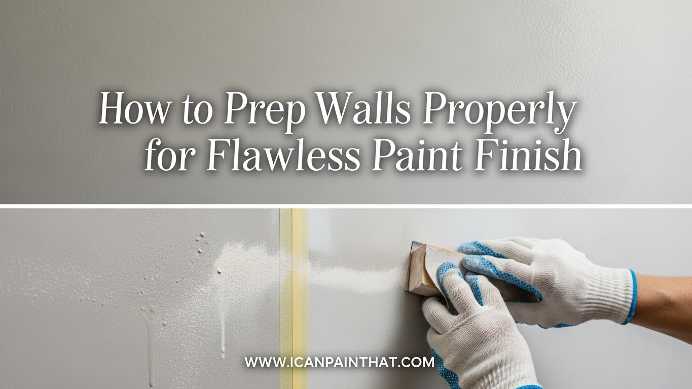 How to Prep Walls Properly for Flawless Paint Finish