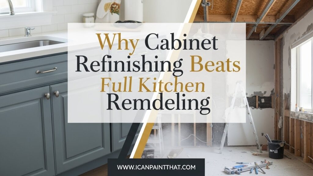 Why Cabinet Refinishing Beats Full Kitchen Remodeling