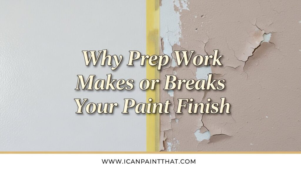 Why Prep Work Makes or Breaks Your Paint Finish