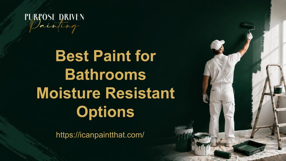 Best Paint for Bathrooms: Moisture Resistant Options