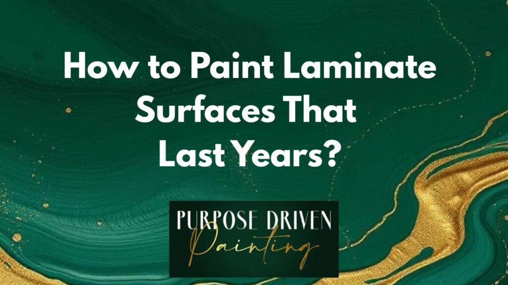 How to Paint Laminate Surfaces That Last Years