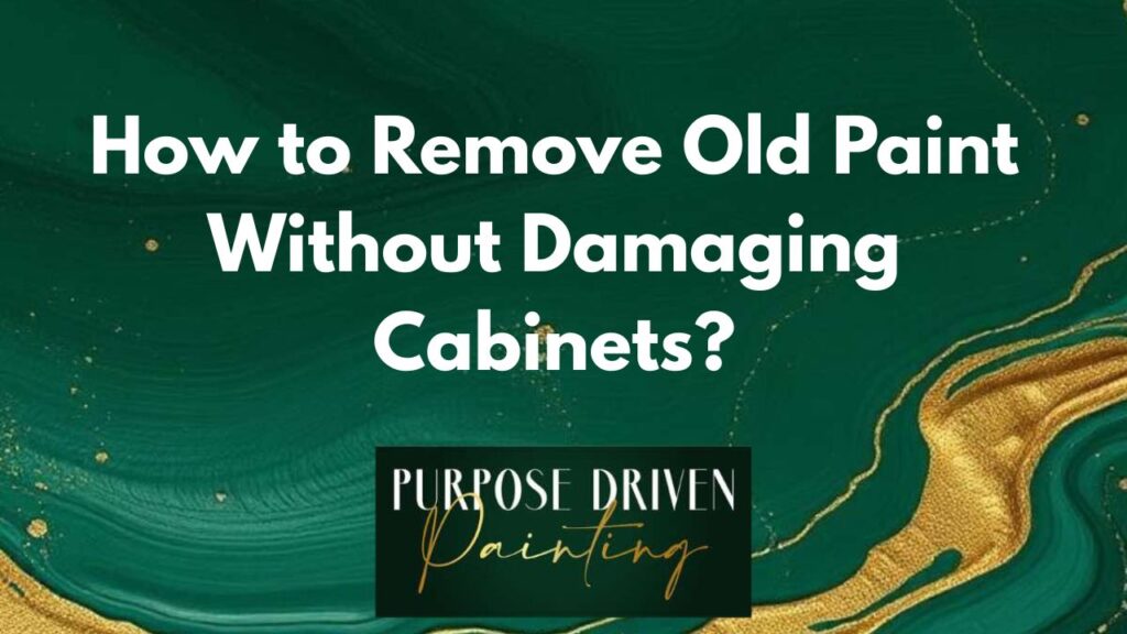 How to Remove Old Paint Without Damaging Cabinets
