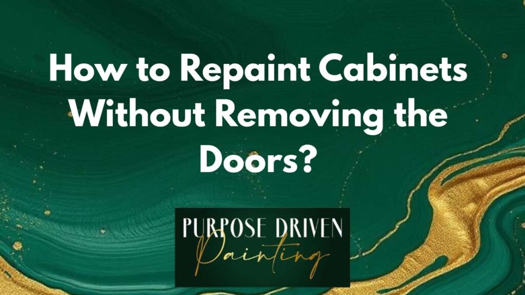 How to Repaint Cabinets Without Removing the Doors
