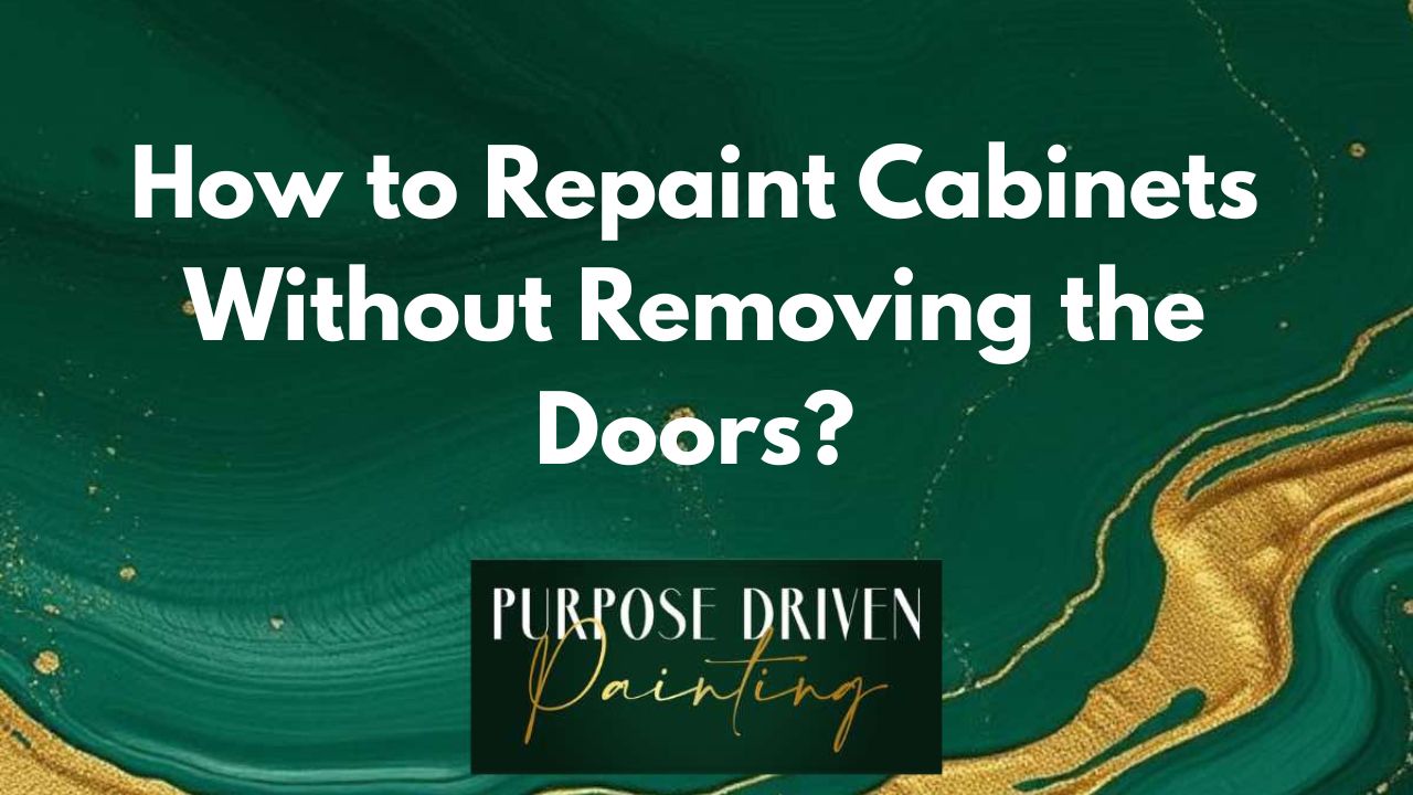 How to Repaint Cabinets Without Removing the Doors