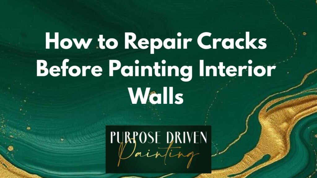 How to Repair Cracks Before Painting Interior Walls