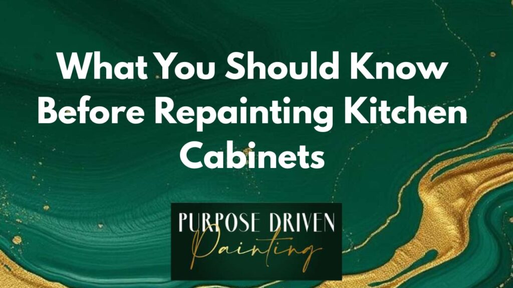 What You Should Know Before Repainting Kitchen Cabinets