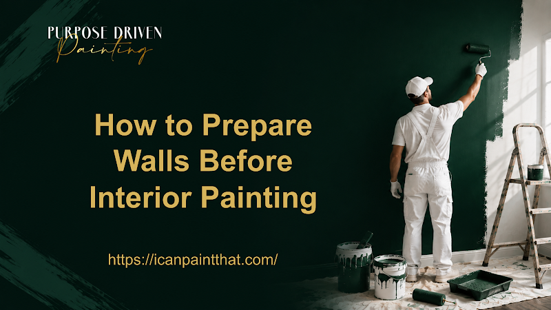 How to Prepare Walls Before Interior Painting