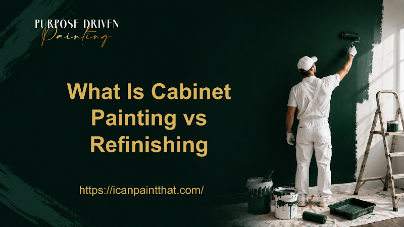 What Is Cabinet Painting vs Refinishing